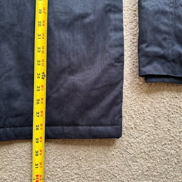 Wrangler Navy Blue Performance Jacket with Gray Hood - Picture 10 of 11